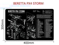 فرشة مطاطية ربل لتنظيف السلاح وفيها شرح مبسط لقطع...