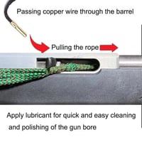 ممراط حبل خيط تنظيف ل المسدسات و للبنادق سكستين و...