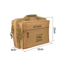 شنطة جلوك تتسع الى 6 مسدسات مع اماكن المخازن