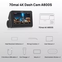 داش كام من شاومي 4K امامي GPS رادار خروج عن المسار