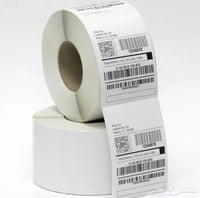 ورق لطباعة بوليصات الشحن استيكر رول حراري 100X150m...