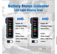 جهاز فحص حالة و كفاءة البطارية و دينمو الكهرب و وص...