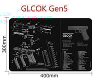 فرشة مطاطية ربل لتنظيف السلاح وفيها شرح مبسط لقطع...