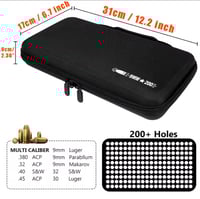 شنطة ل حفظ و تخزين الرصاص سعة 200 طلقة عيار 9 ملي