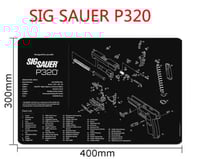 فرشة مطاطية ربل لتنظيف السلاح وفيها شرح مبسط لقطع...