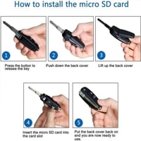 كاميرا دقة HD مع خاصية تسجيل الصوت على شكل مفتاح س...