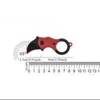 سكين صغيرة للطوارئ تناسب ميدالية او قلادة في الرحل...