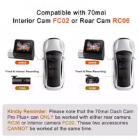 داش كام امامي 2.4K+ خلفي شاومي اصدار A500 pro plus