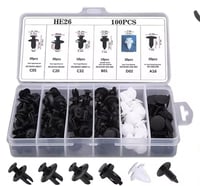 طقم كلبسات مسامير كلبس 100 حبة جميع المقاسات