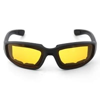 Yellow lenses for night vision and also clarity of vision during the day