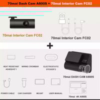 داش كام من شاومي احدث اصدار امامي 4K + داخلي GPS ر...