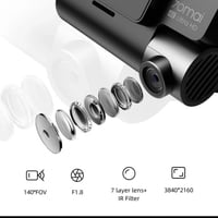 داش كام من شاومي احدث اصدار امامي 4K + داخلي GPS ر...