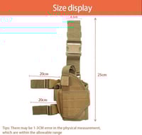 جراب تيكتكال هولستر فخذ لحمل المسدس عسكري