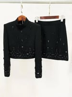 طقم لون اسود #D158