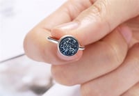 خاتم الكريستال الازرق