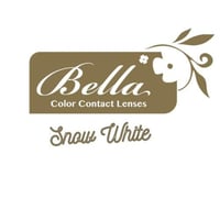 عدسات بيلا سنو وايت بلاك - زينة فقط - شهرية - مع م...