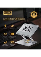 حامل لابتوب معدني قابل للتدوير 360 درجة تصميم مريح...