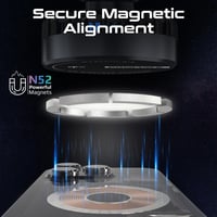 شاحن سيارة لاسلكي فائق السرعة حاصل على شهادة ال Qi...