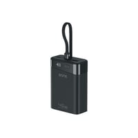 شاحن متنقل بسعة 20,000 مللي أمبير مع سلك مدمج وتقن...