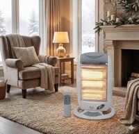 دفاية كهربائية DLC بقوة 1200 واط مع ريموت كنترول و...