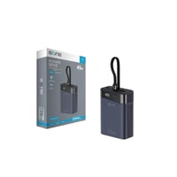 شاحن متنقل بسعة 20,000 مللي أمبير مع سلك مدمج وتقن...