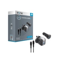 طقم الشحن المتكامل شاحن جداري، شاحن سيارة، وكيبل ن...