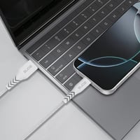 كيبل شحن ونقل بيانات مجدول بطول 1.2 متر