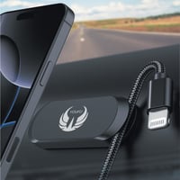 حامل جوال لاصق للسيارة بتصميم مدمج ومنظم للكابلات...