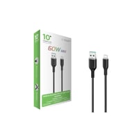 كيبل شحن تايب سي بطول 1 متر ومقاوم للقطع