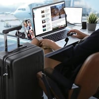 حامل الهاتف المغناطيسي للسفر دوران 360 درجة وتثبيت...