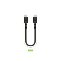 كيبل شحن 60 واط نايلون مجدول بطول 20 سم