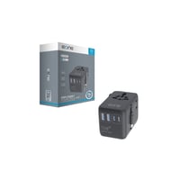 شاحن سفر بقوة 70 واط لجميع دول العالم و5 أجهزة