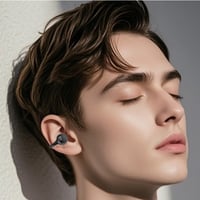 سماعات ستيريو لاسلكية بتصميم مشبك مريح وشاشة عرض ر...