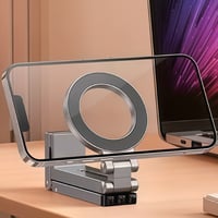 حامل جوال مغناطيسي متعدد الوظائف ترايبود، حامل مكت...