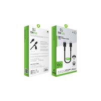 كيبل شحن 60 واط نايلون مجدول بطول 20 سم