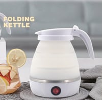 غلاية كهربائية متنقلة قابلة للطي للسفر والرحلات بق...