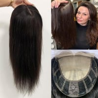 توبر شبيه بالأوروبي بمقدمة دانتيل وفروة حرير