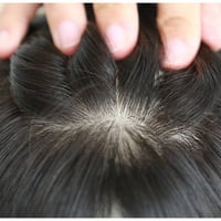 باروكة جذور أمامية دانتيل بفروة حرير كيرلي