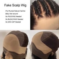 باروكة جذور أمامية دانتيل بفروة مطورة ياكي ستريت (...