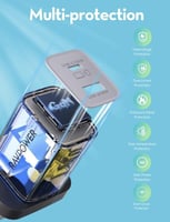 شاحن جداري راف باور بقوة 35 واط بمنفذ تايب سي ومنف...