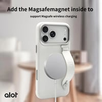 كفر حماية Alot نوبل للايفون 17 برو ماكس - ابيض