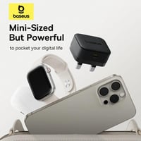 بيسوس شاحن جداري بمنفذ تايب سي بقوة 20 واط مع كيبل...