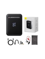 بيسوس - باور بانك و مشغل سيارة ومنفاخ 3 في 1 - اسو...