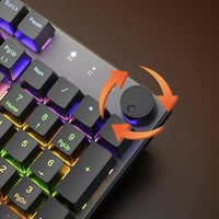 ميشن – لوحة مفاتيح ميكانيكية للألعاب إضاءة RGB هوت...