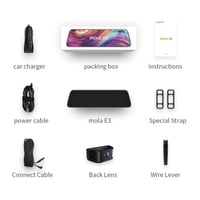 كاميرا سيارة داش كام امامية وخلفية E3 من DDPAI