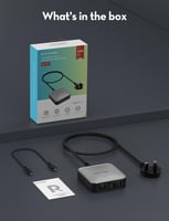 منصة شحن راف باور بقوة 100 واط بمنفذين تايب سي ومن...