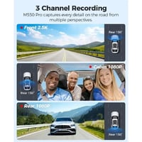 ازدوم _ داش كام M550 PRO تسجيل أمامي 4K وخلفي 1080...