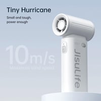 مروحة محمولة منفاخ هواء جيسو لايف 9 - ابيض