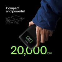 بطارية متنقلة بيلكن بسعة 20000 ملي امبير بمنفذين ت...