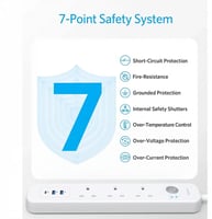 توصيلة انكر 3 منافذ طاقة ومنفذين USB ومنفذ PD بقوة...